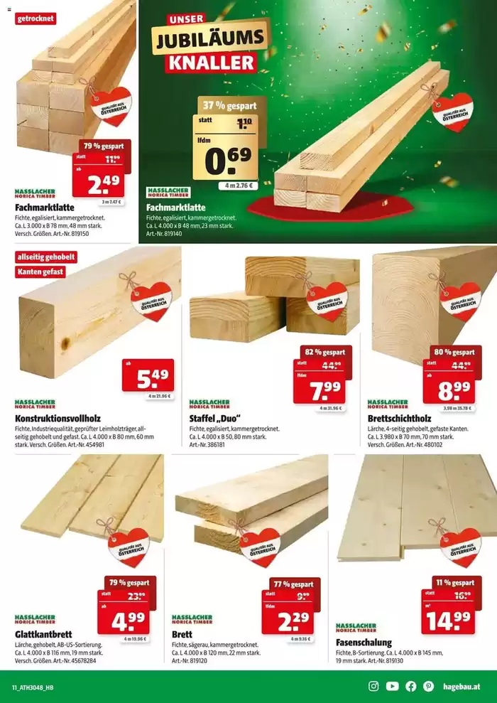 Hagebau Katalog | Tolles Angebot für alle Kunden | 21.11.2024 - 5.12.2024