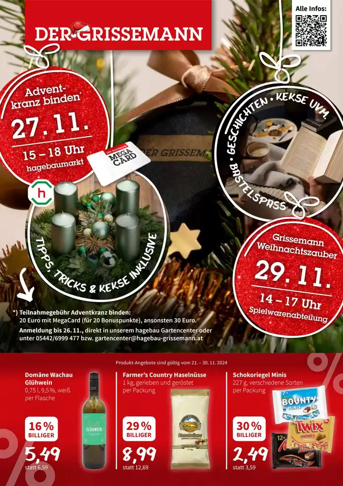 Der Grissemann Katalog in Zams | Exklusive Deals und Schnäppchen | 21.11.2024 - 5.12.2024