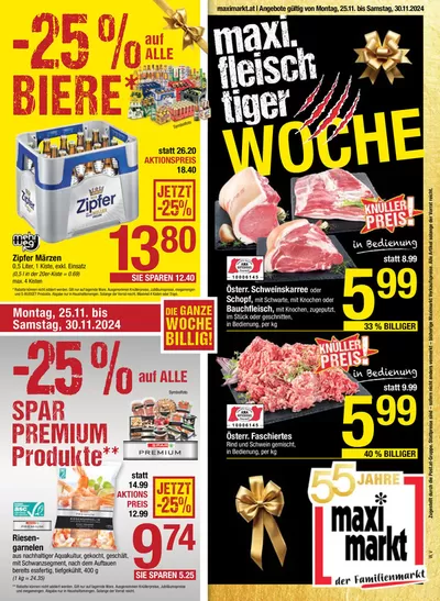 Maximarkt Katalog in Anif | Unsere besten Deals für Sie | 22.11.2024 - 6.12.2024