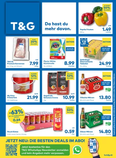 T&G Katalog in Bad Kleinkirchheim | Top-Angebote für alle Schnäppchenjäger | 24.11.2024 - 8.12.2024