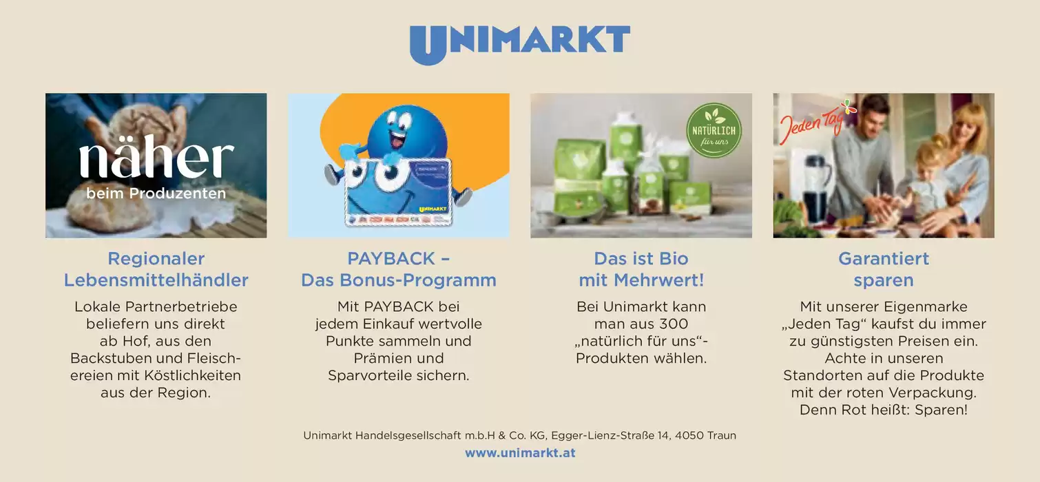 Unimarkt Katalog in Adnet | Top-Deals für alle Kunden | 27.11.2024 - 10.12.2024