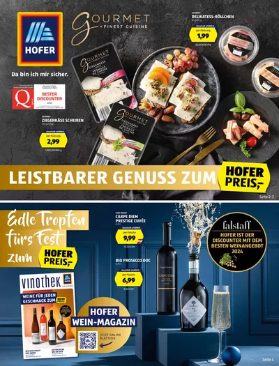 Hofer Katalog in Spittal an der Drau | Gourmet Katalog | 26.11.2024 - 10.12.2024