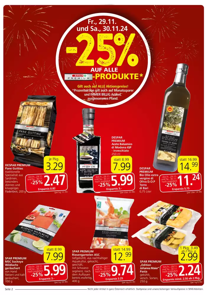 Spar Katalog in Wolfsberg | Rabatte und Aktionen | 27.11.2024 - 11.12.2024