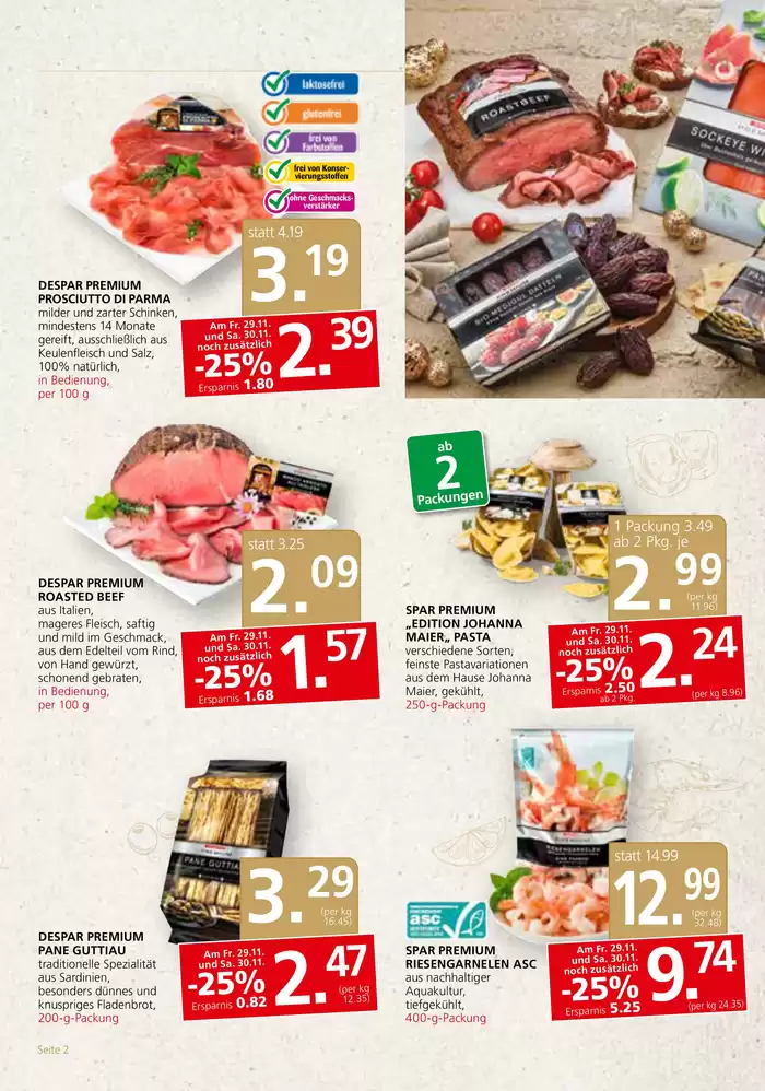 SPAR-Gourmet Katalog in Perchtoldsdorf | SPAR-Gourmet flugblatt | 27.11.2024 - 11.12.2024