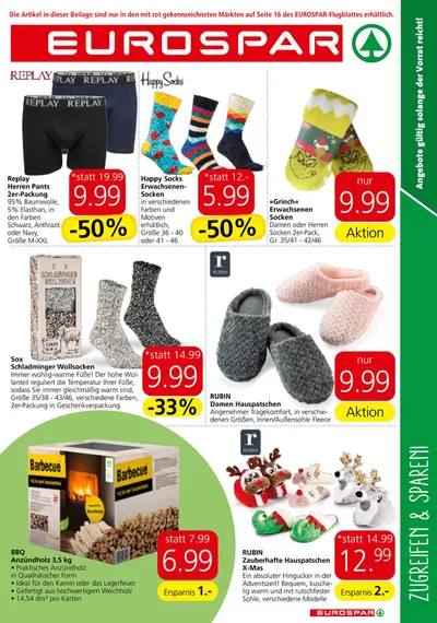 Eurospar Katalog in Bischofshofen | Sonderangebote für Sie | 27.11.2024 - 11.12.2024