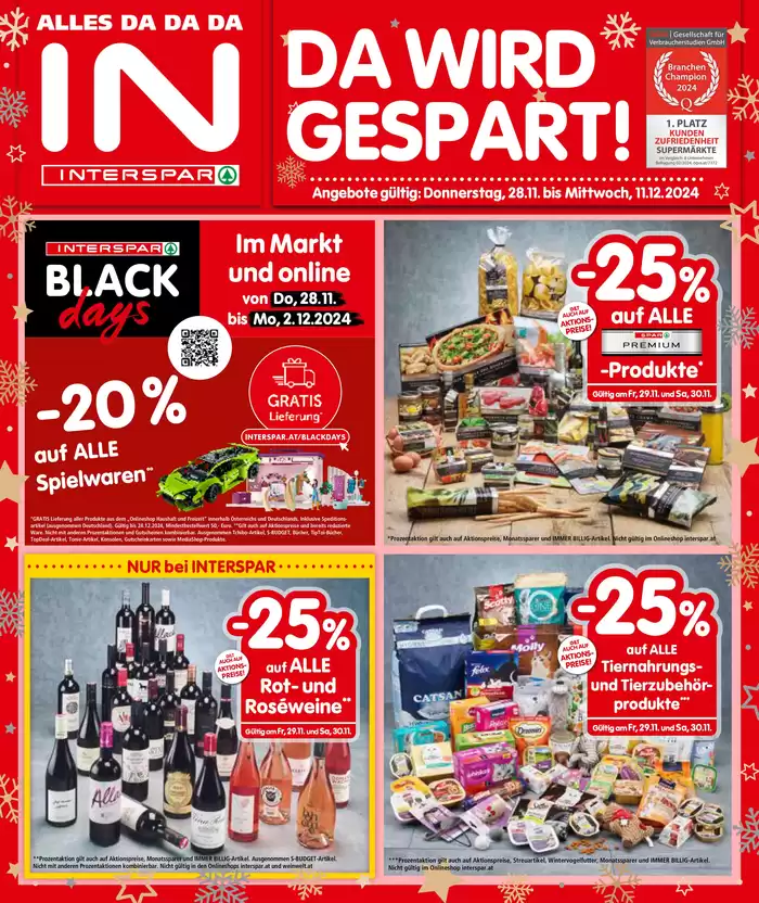 Interspar Katalog in Wels | Rabatte und Aktionen | 29.11.2024 - 13.12.2024