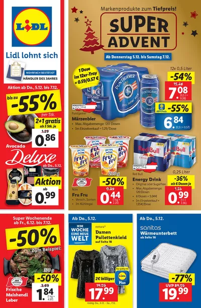 Lidl Katalog in Klosterneuburg | Aktuelle Flugblätter Ab Donnerstag, 5.12. | 5.12.2024 - 11.12.2024