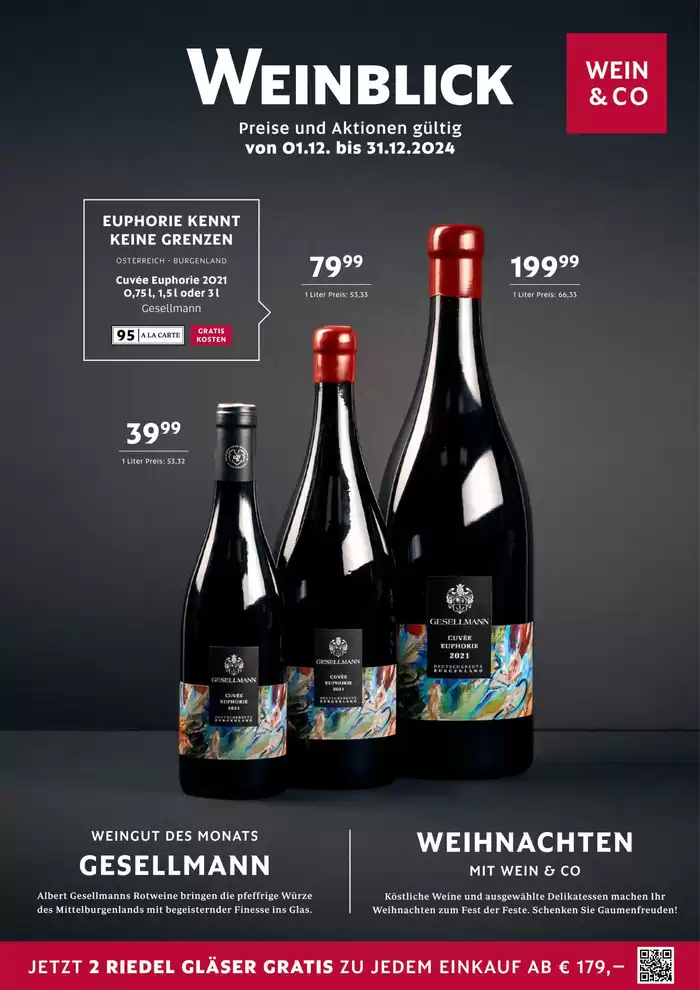 Wein & Co Katalog in Krems an der Donau | Wein & Co flugblatt | 1.12.2024 - 15.12.2024