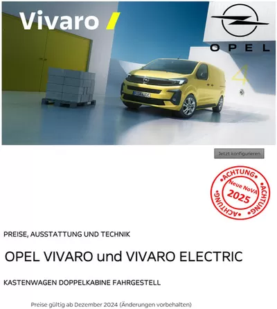 Opel Katalog in Wels | Top-Angebote für Sparfüchse | 5.12.2024 - 19.12.2024