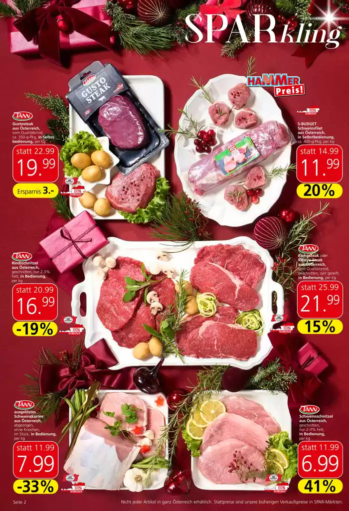 Spar Katalog in Wiesen | Unsere besten Schnäppchen | 11.12.2024 - 25.12.2024