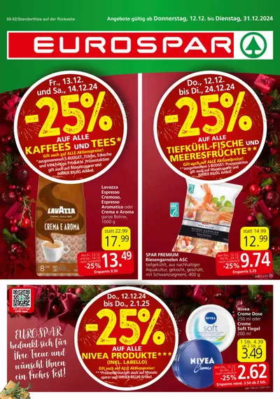 Eurospar Katalog in Perchtoldsdorf | Angebote Eurospar | 11.12.2024 - 25.12.2024