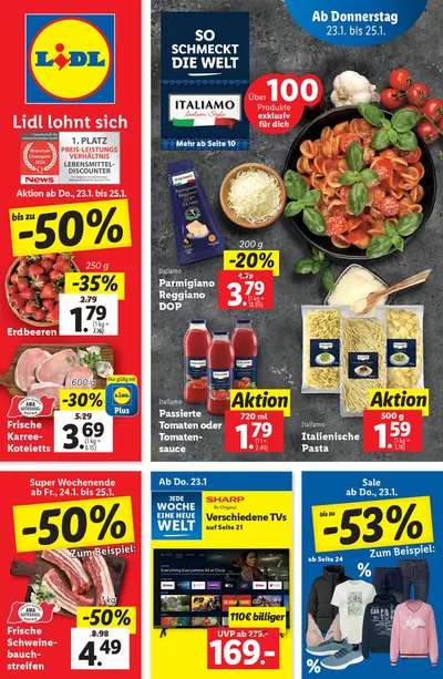 Lidl Katalog in Klagenfurt am Wörthersee | Angebote für Schnäppchenjäger | 23.1.2025 - 29.1.2025