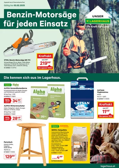 Lagerhaus Katalog in Mayrhofen | Flugblatt Jänner 2025 | 21.1.2025 - 28.1.2025