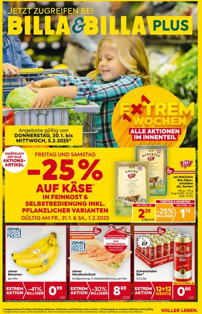 Billa Katalog in Schwechat | Vorschau BILLA Wien KW05 2025 | 28.1.2025 - 11.2.2025