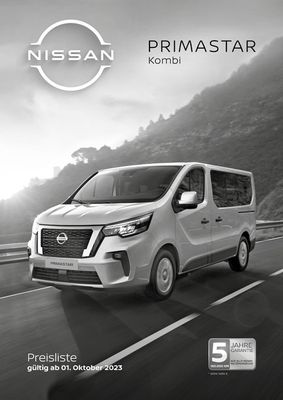 Nissan Katalog in Reutte | Primastar Kombi | 15.10.2023 - 15.10.2024