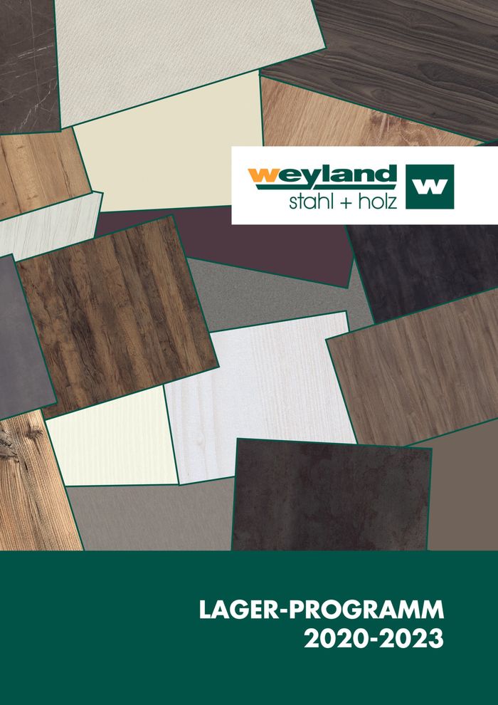 weyland Katalog | Lagerprogramm 2020-2023 | 23.12.2021 - 31.12.2023