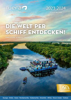 ruefa Katalog | Die Welt per Schiff entdecken! | 15.11.2023 - 30.4.2025