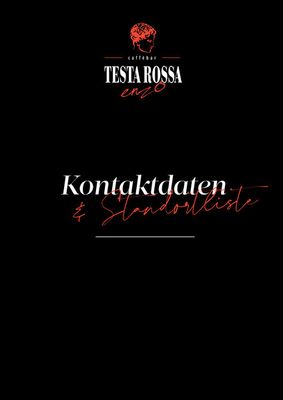 Angebote von Restaurants in Villach | Testa Rossa Aktuelle Prospekte in Testa Rossa | 17.11.2023 - 31.12.2023
