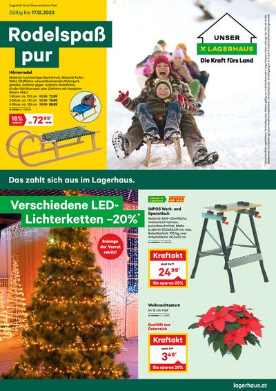 Lagerhaus Katalog in Graz | Lagerhaus Flugblatt Dezember 2023 | 30.11.2023 - 17.12.2023