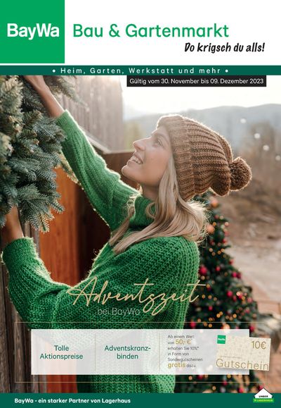 Lagerhaus Katalog in Graz | BayWa Flugblatt Dezember | 30.11.2023 - 9.12.2023