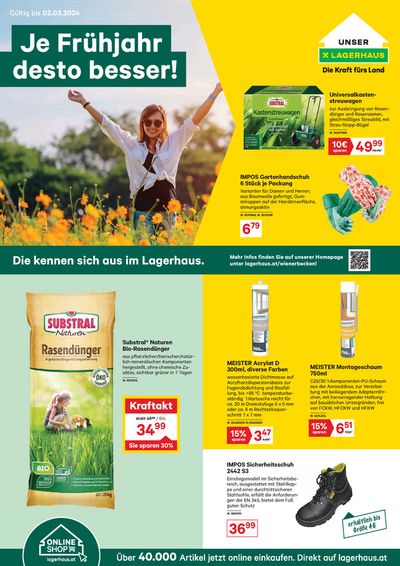 Lagerhaus Katalog in Wien | Je Frühjahr desto besser | 12.2.2024 - 2.3.2024