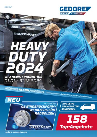 Angebote von Auto, Motorrad & Zubehör in Hohenems | HEAVY DUTY – die NFZ-Aktion in Gedore | 14.2.2024 - 31.12.2024