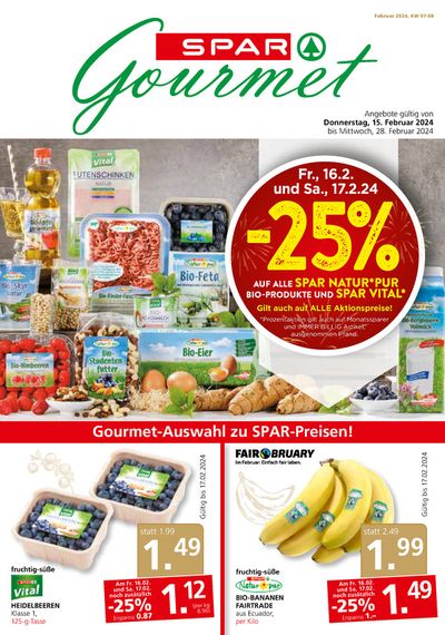 Angebote von Supermärkte | Gourmet-Auswahl zu SPAR-Preisen! in SPAR-Gourmet | 15.2.2024 - 28.2.2024