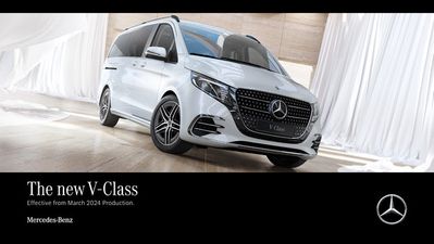 Mercedes-Benz Katalog in Feldkirchen in Kärnten | The new V‑Class | 15.2.2024 - 15.2.2025
