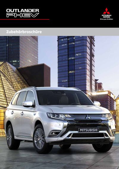 Mitsubishi Motors Katalog | Outlander PHEV Zubehörbroschüre | 15.2.2024 - 15.2.2025