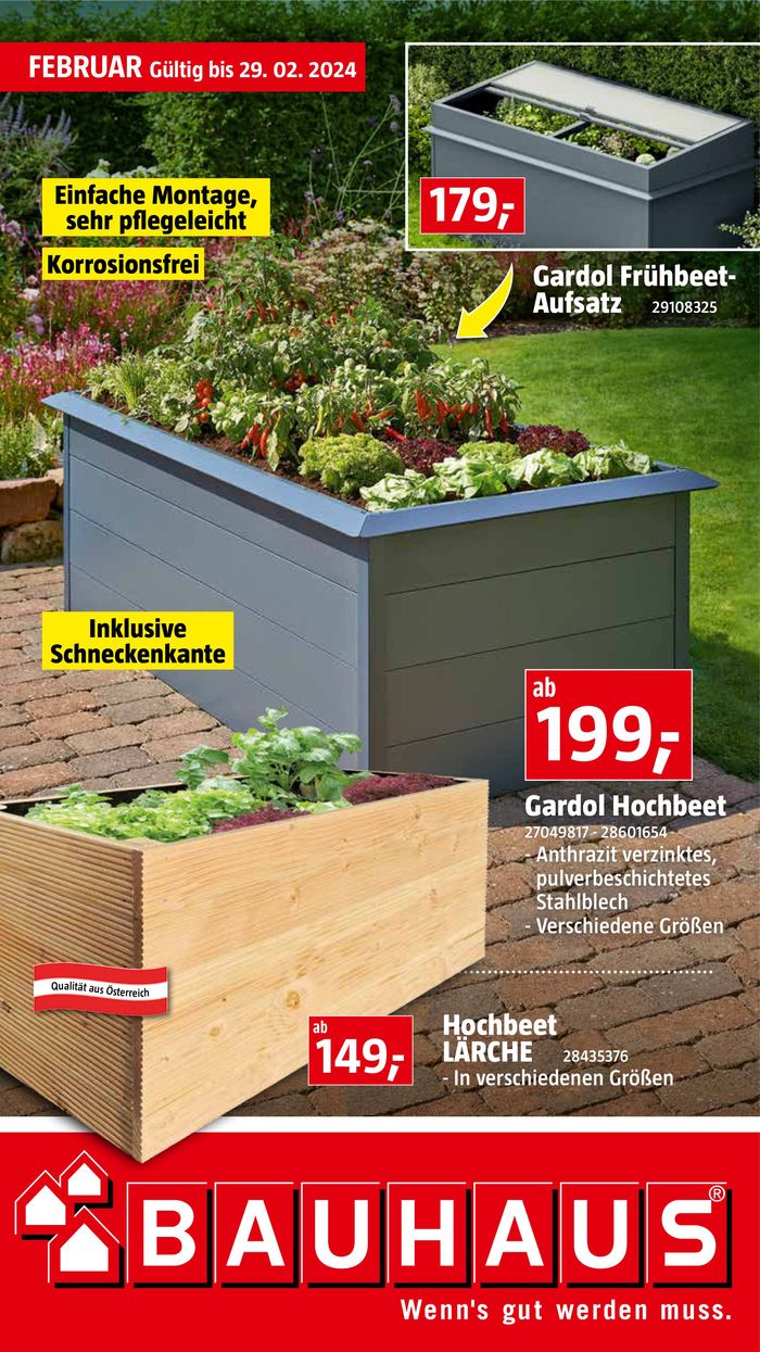 Bauhaus Katalog | Angebote Bauhaus | 16.2.2024 - 29.2.2024