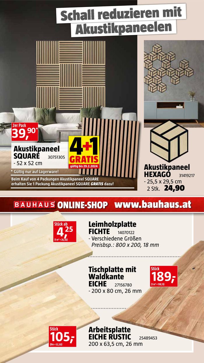 Bauhaus Katalog in Wien | Angebote Bauhaus | 16.2.2024 - 29.2.2024