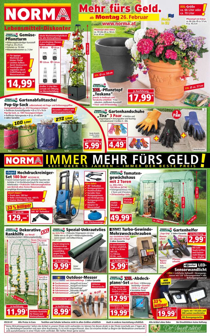 Norma Katalog in Wels | Mehr fürs Geld. | 26.2.2024 - 1.3.2024