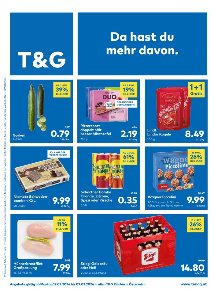 T&G Katalog in Villach | Da hast du mehr davon. | 19.2.2024 - 3.3.2024