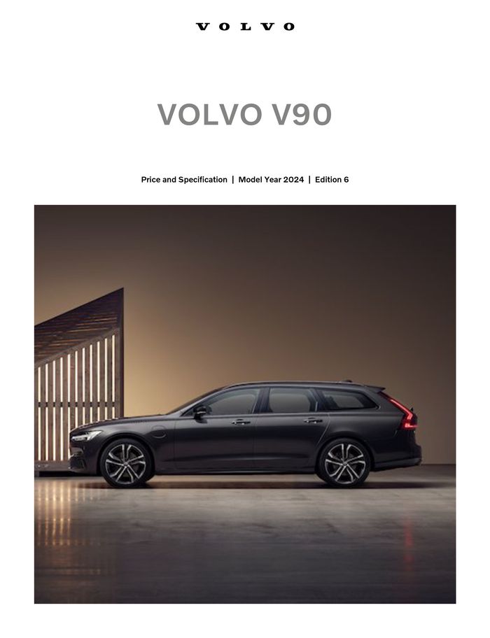 Volvo Katalog in Klagenfurt am Wörthersee | VOLVO V90 | 21.2.2024 - 21.2.2025