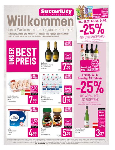 Sutterlüty Katalog in Feldkirch | Willkommen beim Weltmeister für regionale Produkte! | 23.2.2024 - 27.2.2024