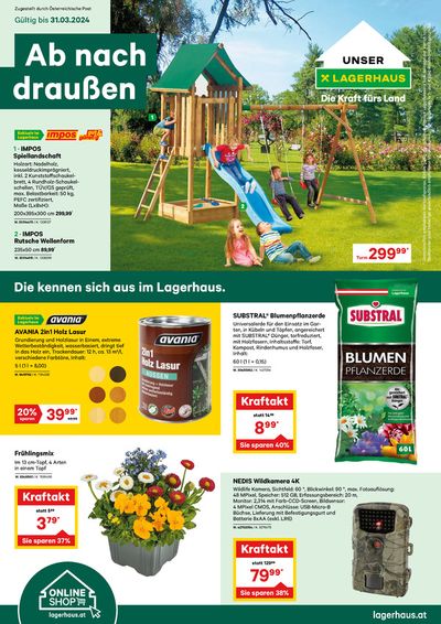 Lagerhaus Graz Land Katalog in Gratwein-Straßengel | Lagerhaus Flugblatt März 2024 | 17.3.2024 - 31.3.2024