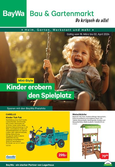 Angebote von Baumärkte & Gartencenter in Bad Goisern am Hallstättersee | Spielwaren Flugblatt in Lagerhaus | 19.3.2024 - 2.4.2024