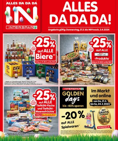 Angebote von Restaurants in Velden am Wörther See | Interspar flugblatt in Interspar | 20.3.2024 - 3.4.2024