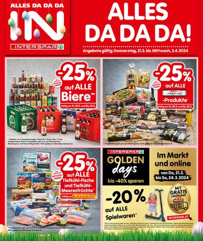 Angebote von Restaurants in Kufstein | Interspar flugblatt in Interspar | 20.3.2024 - 3.4.2024