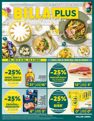 Angebote von Supermärkte | Billa flugblatt in Billa | 21.3.2024 - 4.4.2024