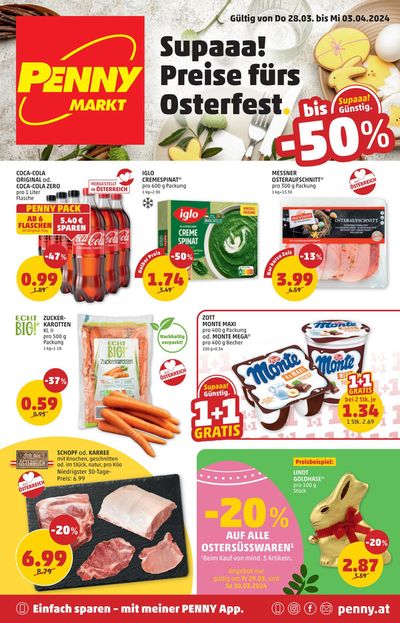 Angebote von Supermärkte in Ebreichsdorf | Angebote Penny in Penny | 22.3.2024 - 5.4.2024