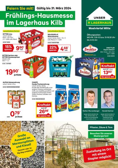 Lagerhaus Katalog in St. Pölten | Feiern Sie mit uns die Frühjahrs-Hausmesse in Kilb! | 22.3.2024 - 5.4.2024