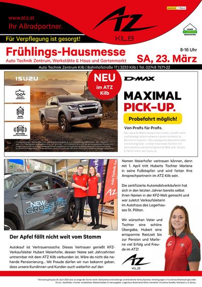 Lagerhaus Katalog in Hartberg | Feiern Sie mit uns die Frühjahrs-Hausmesse in Kilb! | 22.3.2024 - 5.4.2024