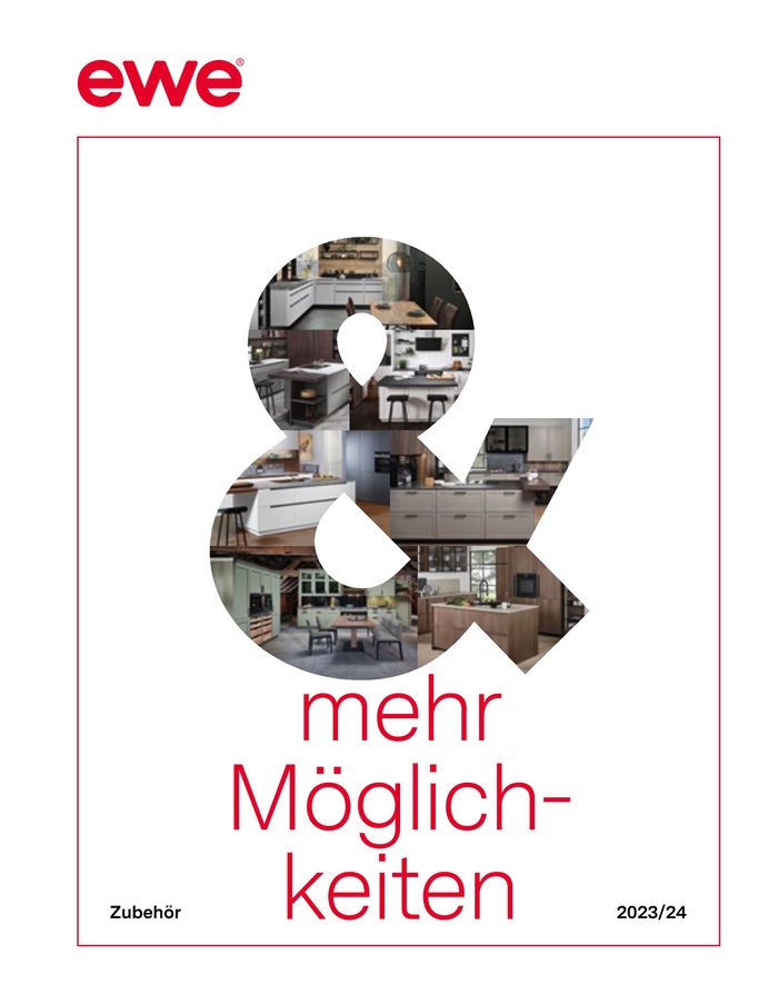 ewe Küchen Katalog in Neulengbach | ewe Zubehör Booklet 23/24 | 26.3.2024 - 31.12.2024