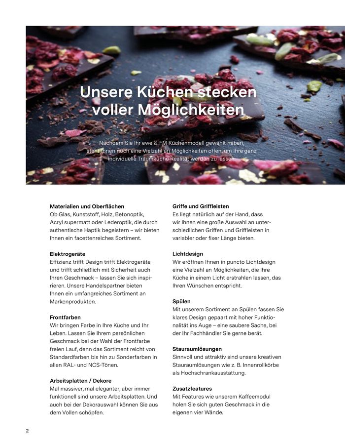 ewe Küchen Katalog in Neulengbach | ewe Zubehör Booklet 23/24 | 26.3.2024 - 31.12.2024