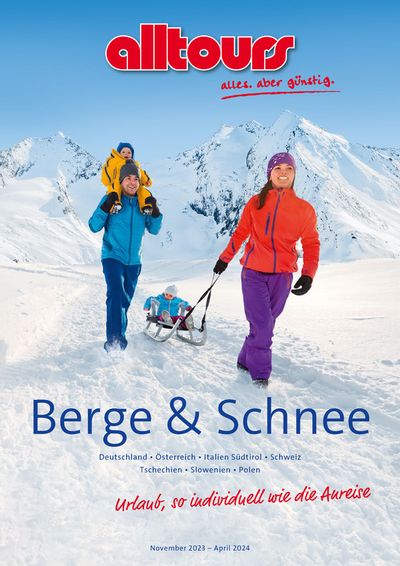 Angebote von Reisen in Mürzzuschlag | Berge & Schnee Winter 2023/24 in Alltours | 29.3.2024 - 30.4.2024