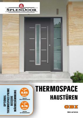 OBI Katalog in Waidhofen an der Thaya | THERMOSPACE Haustüren | 30.6.2022 - 1.7.2025