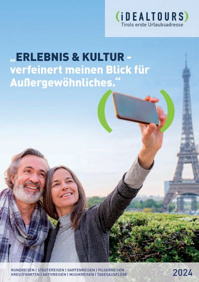 Angebote von Reisen in Brixen im Thale | Idealtours Erlebnis & Kultur 2024 in Idealtours | 29.3.2024 - 31.12.2024