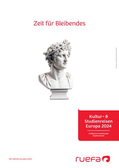 ruefa Katalog in Fürstenfeld | Kultur- und Studienreisen Europa 2024 | 2.4.2024 - 31.12.2024