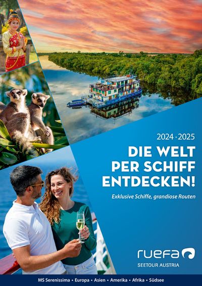 ruefa Katalog in Wien | Lernidee Schiffsreisen 2024-2025 | 2.4.2024 - 31.1.2025